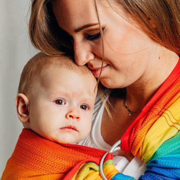 NWT Lenny Lamb Ring Sling Rainbow Baby - Picture 2 of 3